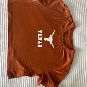 Nike Texas Longhorns Orange Nike Tee Crop Top Small